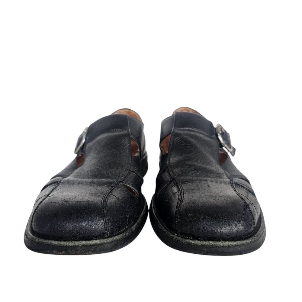 Sandro Fisherman Leather Sandals - Picture 3 of 8